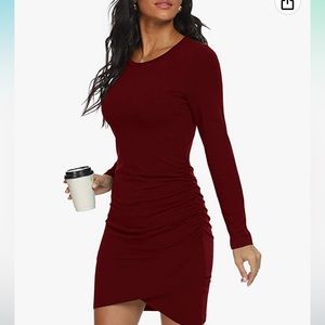 Long sleeved bodycon dress